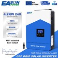 4.2KW Hybrid Solar Wechselrichter 24V 120A Off Grid Inverter MPPT WIFI Dual EU