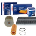 BOSCH POLLEN- LUFT- ÖL-FILTER PAKET passend für Audi A6 C6 4F5