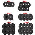 ScSPORTS® Hantelscheiben Set Ø 30mm Gusseisen Gewichtsscheiben Gewichte Fitness