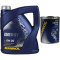 4L MANNOL Motoröl Energy 5W-30 API SL/CF Motorspülung Motor Flush