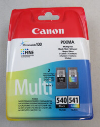 2 OVP Canon PG-540 CL-541 MG2150,MG2250 MG3150,MG3250,MG3550,MG3650,MG4150,MX525