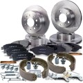 ATEC 4x BREMSSCHEIBE+BELÄGE+BREMSBACKEN VORNE HINTEN FÜR CITROEN JUMPER AB 06