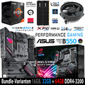 PC Bundle AMD Ryzen 7 5700G ASUS ROG Strix B550-F mit 16, 32 + 64GB DDR4-3200