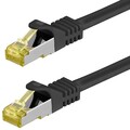 Patch-/Netzwerk-LAN-Kabel Cat6a mit Cat7 Rohkabel 500 MHz RJ45 S/FTP PiMF
