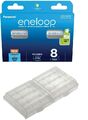 8 x Panasonic ENELOOP MICRO AAA Akku MIND 800mAh Ni-Mh NEUESTE VERSION BK-4MCDE