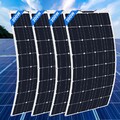 800 Watt 12Volt Flexibles Mono Solarpanel Solarmodul Solarzelle Boot Auto Reisen