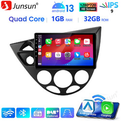 9"Android 13 Autoradio Carplay GPS Navi SWC BT WIFI DAB+ für Ford Focus 95-2001