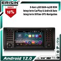 Android 14 Autoradio GPS für BMW 5er E39 X5 E53 M5 DAB+ CarPlay DVD 8-Kern 64GB