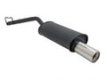 Novus Sport-Auspuff Endschalldämpfer+ABE 1x90mm rund für Renault Clio I-B/C57