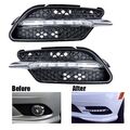 Paar LED Nebelscheinwerfer DRL Tagfahrlicht für Benz W204 C-Class AMG 2008-2011.
