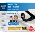 HOOK ANHÄNGERKUPPLUNG starr für VW T5 T6 09-19 +7pol E-Satz ABE EBA