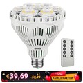 Veg Grow LED Pflanzenlampe Vollspektrum Pflanzenzelt Dimmen Timing 40W E27 CE