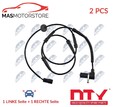 ABS SENSOR DREHZAHLFÜHLER PAAR VORNE NTY HCA-KA-316 2PCS V NEU OE QUALITÄT
