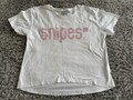 Snipes T-Shirt Gr. XS weis mit rosa Schrift