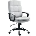 Bürostuhl Ergonomischer Schreibtischstuhl mit Wippfunktion Höhenverstellbar Grau