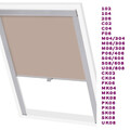 Verdunkelungsrollo Dachfensterrollo Verdunkelung Dachrollo Thermo Rollo Beige