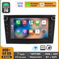 Android 14 4+64G Carplay Autoradio GPS Nav RDS Für Opel Astra H Corsa C D Zafira