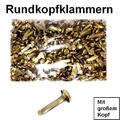 Rundkopfklammern Musterbeutelklammern Verschlussklammern ...100 500 1000...