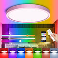 30W mit Fernbedienung LED Deckenleuchte Dimmbar Deckenlampe Wohnzimmer Badlampe