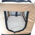 Lionto Faltbare Transportkiste Hund Auto Box Tasche XL 82x58x58 cm Stabil Sicher