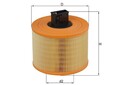 MAHLE Luftfilter LX 1035 Filtereinsatz für BMW E87 E91 E82 E90 E93 E84 E81 E92