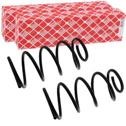 2X FEBI BILSTEIN FAHRWERKSFEDERN VORNE PASSEND FÜR FORD FOCUS LINKS+RECHTS