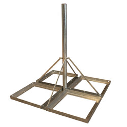PremiumX Deluxe Sat Balkonständer Flachdachständer 4x 50x50cm Stahl 1200x60mm