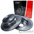 2X MAXGEAR BREMSSCHEBEIBEN 295mm VOLL HINTEN PASSEND FÜR VOLVO 850 C70 S70 V70