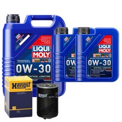 Motoröl 0W30 LIQUI MOLY Synthoil Longtime Plus 7L+HENGST Ölfilter