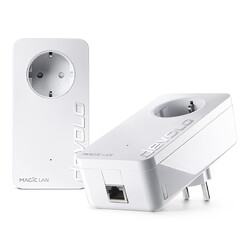 devolo Magic 2 LAN Powerline Starter Kit Powerline bis zu 2.400 Mbit/s, 1x Gigab