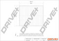 Innenraumfilter Partikelfilter DP1110.12.0327 Dr!ve+ für MG ROVER
