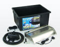Ubbink Wasserfall-Set Nevada 60 cm Inox LED Wasserspiel inkl. Pumpe Becken