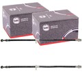 2x A.B.S. BREMSSCHLÄUCHE VORNE passend für HONDA CONCERTO ROVER 200 400