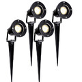 2-10X LED Gartenstrahler Außen IP65 Schwenkbar Spotbeleuchtung mit Erdspieß