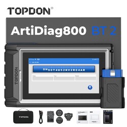 TOPDON AD800 BT 2 Profi KFZ OBD2 Diagnosegerät Deutsch ALLE SYSTEM Activer Test