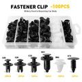 100 tlg. KFZ Spreiznieten Sortiment Autotür Befestigung Clips Kit Set Innen DHL