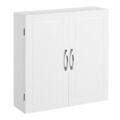 Wandschrank Badschrank Badezimmerschrank Aufbewahrungsschrank + 2Türen BBC320W01