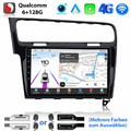 128G Für VW Golf 7 MK7 VII 2013-2017 Android Autoradio CarPlay Navi GPS + 4*Kam
