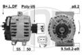 ERA 209012A Lichtmaschine Generator 140A 14V für OPEL INSIGNIA Caravan ASTRA J