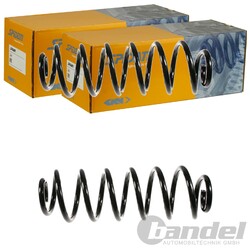 2X SPIDAN FAHRWERKSFEDERN HINTEN PASSEND FÜR SKODA SUPERB VW EOS TOURAN