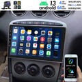 Autoradio 9" 4+64G Android 13 Carplay GPS BT RDS KAM Für Peugeot 308 408 2007-13