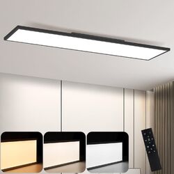 ZMH LED Deckenleuchte Panel Deckenlampe Wohnzimmerlampe dimmbar Fernbedienung