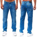 Franchi  Herren Jeans Hose  Stretch Jeanshose  1001-01 Blau Regular Slim
