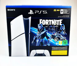Sony PlayStation 5 Slim Digital Edition 1TB Fortnite Cobalt Star - neuwertig OVP