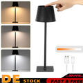 USB LED Tischlampe Touch Dimmbar mit Akku Tischleuchte Innen/Aussen Beleuchtung
