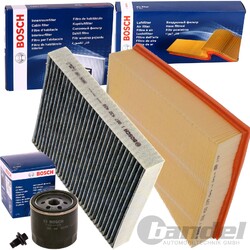 BOSCH FILTERSET INSPEKTIONSPAKET passend für FORD GALAXY S-MAX WA6 MONDEO 4 BA7