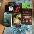 Bücherpaket - Thriller 8 Bücher-  Stieg Larsson, Hooper, Rose, Cussler, King ua 