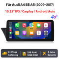 Carplay Für Audi A4 B8 A5 09-16 Android Autoradio GPS Navi WIFI 4G DAB BT SWC FM