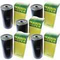5x MANN-FILTER ÖlFILTER für Arbeitshydraulik W 962/14