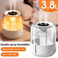 3800ml Diffuser für Duftöle,Ultraschall Luftbefeuchter Aromatherapie ÖleDiffusor